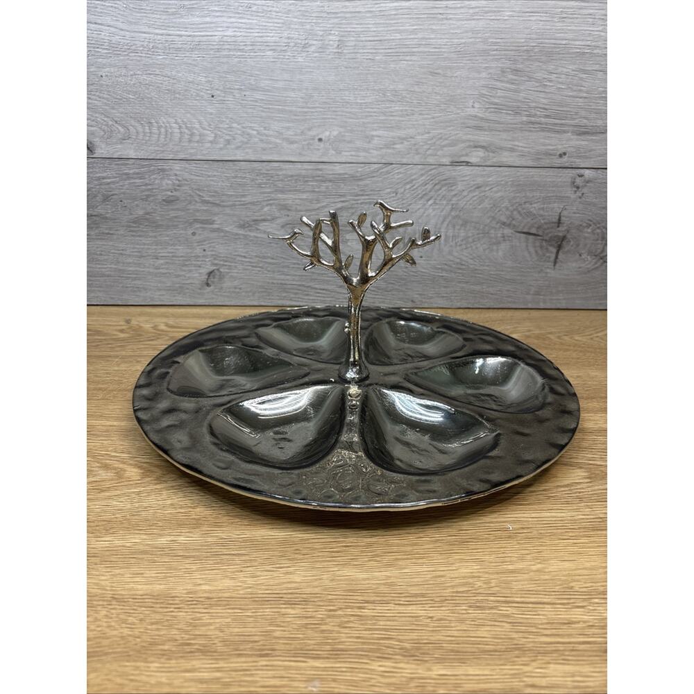 Michael Aram Handmade Tree of Life Seder Plate Platter 12.75x6.5”